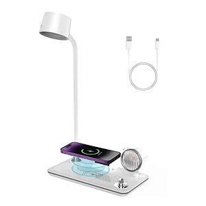 Base De Carga Inalámbrica Multifuncional 15w 4 En 1 Mcasa