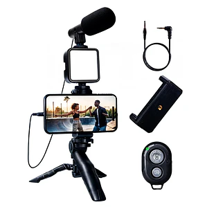 Trípode Para Celular Vertical Estabilizador Kit Grabación