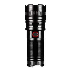 Linterna LED Recargable 2000 lm con Zoom y Resistencia al Agua