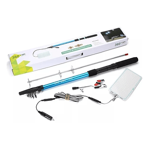 Lampara Led Caña De Pescar Telescópica Exteriores Camping