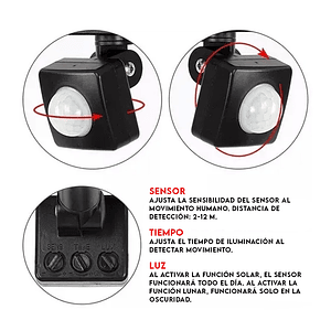 Foco Reflector 100w Led Exterior Sensor Movimiento Mcasa