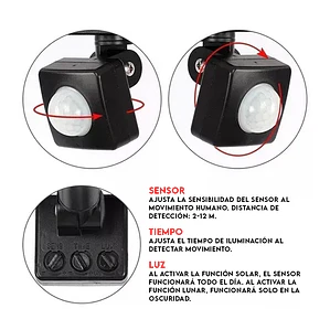 Foco Reflector 150w Led Exterior Sensor Movimiento Mcasa