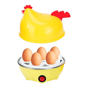 Gallina Cocedora De Huevos Al Vapor 7 Unidades Color Amarillo