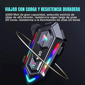 Manos Libres Para Casco Moto Auricular Bluetooth V20 Mcasa