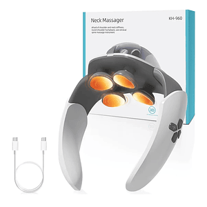 Masajeador Cuello Eléctrico Portátil Recargable Mcasa