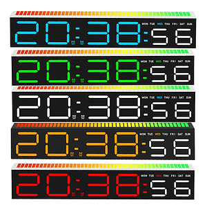 Reloj Digital Led Musical Mcasa