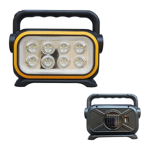 Lampara linterna Led Solar Recargable powerbank camping 