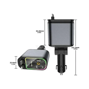 Cargador Retráctil Aromatic Starlight para Techo – Cable Mcasa