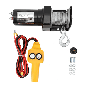 Cabrestante Eléctrico Atv, 12 V, 2000 Libras Mcasa