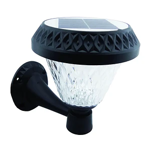 Aplique Solar Led Tipo Farol Redondo 3 Tonos De Luz Mcasa