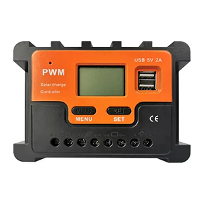 Regulador Carga Solar Controlador Digital 20a 2 Usb Mcasa