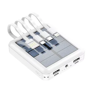 Cargador Portatil 6800mah Power Bank Usb Con Cables Mcasa