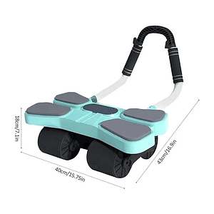 Rueda De Abdominales 4 Ruedas - Ejercicio Fitness Mcasa