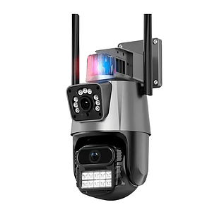 Cámara Seguridad Remota Wifi Doble Lente Full Hd App Yoosee