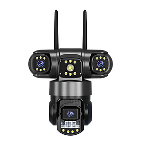 Cámara de Seguridad WiFi Q10 PTZ 360° Full HD 4MP con Visión Nocturna