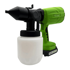 Pistola de Pulverización Inalámbrica Mcasa 1000ml con 2 Baterías y 350W para Pintura