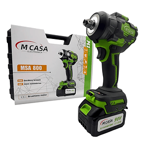 Taladro De Impacto Inalámbrico Mcasa 2 Baterías 98v Msa800