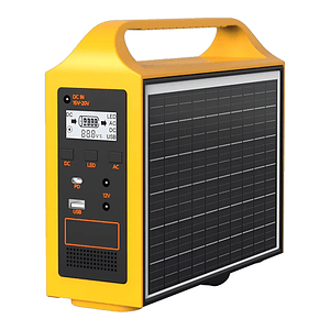 Generador Portátil Híbrido 100W Solar y Batería 220W
