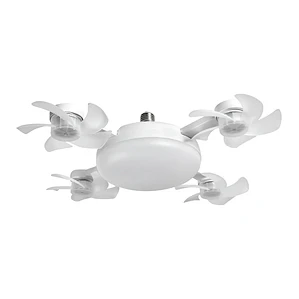 Ventilador De Techo E27 Con Luz Y Control Remoto Mcasa 50w