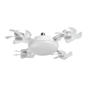 Ventilador De Techo E27 Con Luz Y Control Remoto Mcasa 50w