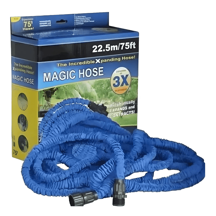 Manguera Expandible Retráctil 22.5m con Pistola para Jardín 6