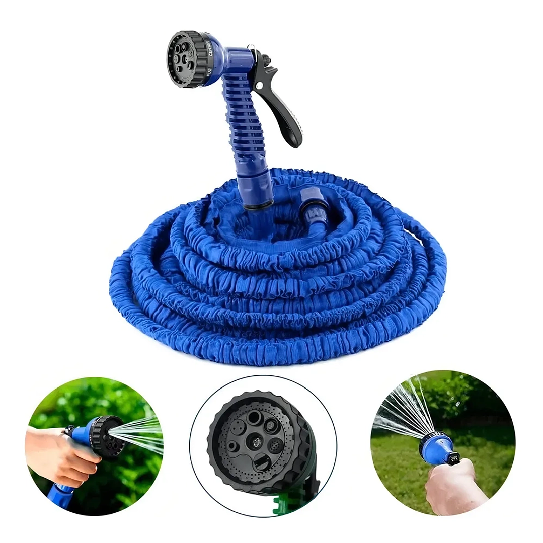 Manguera Expandible Retráctil 22.5m con Pistola para Jardín 7