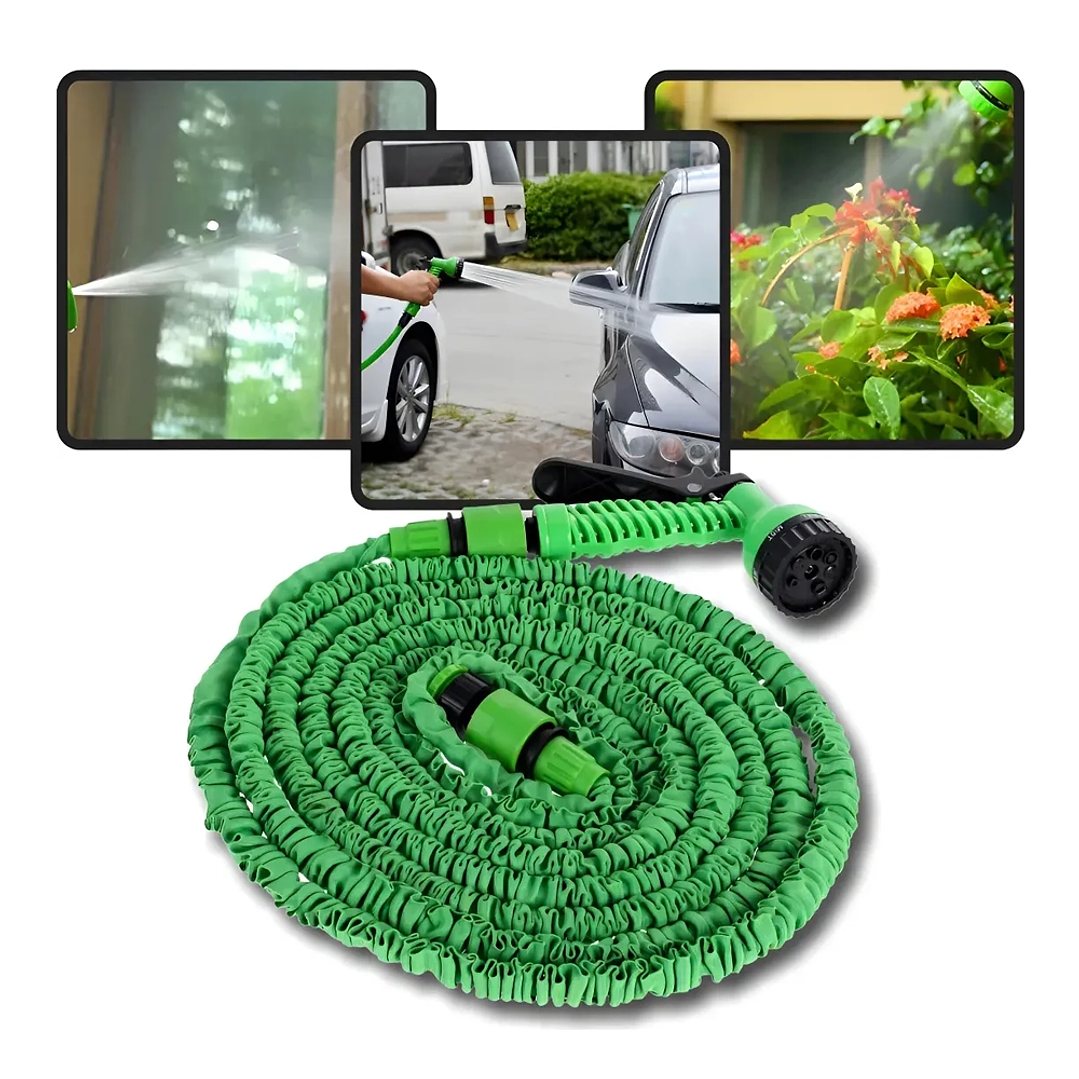 Manguera Expandible Retráctil 22.5m con Pistola para Jardín 8