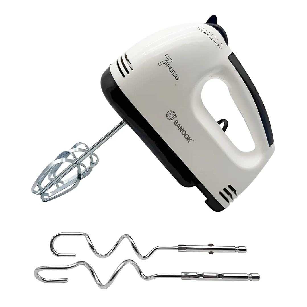 Batidora Eléctrica Manual Sanook SML-D133 Blanca 7 Velocidades 2