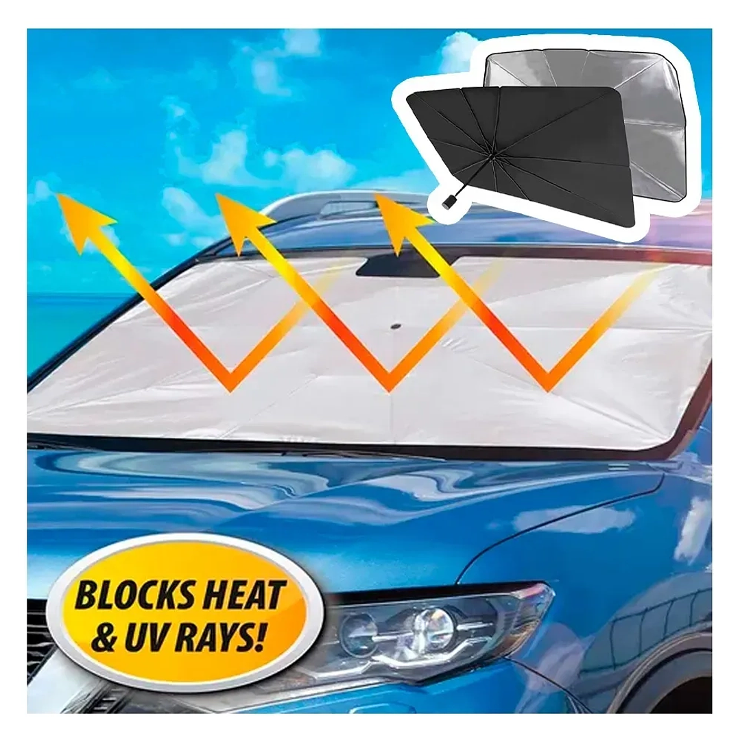 Parasol Tipo Sombrilla para Parabrisas Auto Brella Shield – Plegable y Compacto 6