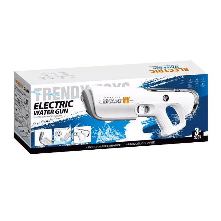 Pistola De Agua Eléctrica Sharkmk Para Niños Y Adultos Mcasa 2