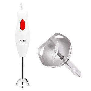 Mini Pimer Batidora de Mano Inmersión 300W 2 Velocidades Acero Inoxidable