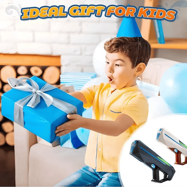 Pistola de Agua Eléctrica Recargable para Niños Mcasa – Gran Potencia y Diversión  6