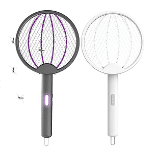 Rasqueta Mata Moscas 4 En 1 Racket Recargable Plegable