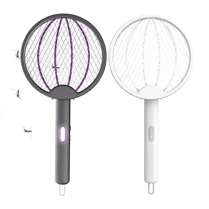 Rasqueta Mata Moscas 4 En 1 Racket Recargable Plegable 1