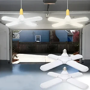 Ampolleta Plegable 60w Led Luz Fria Ampolleta Led E27 Mcasa Blaco Frio