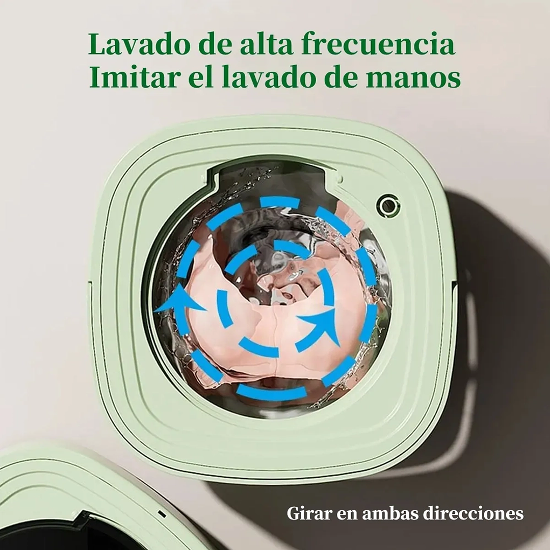 Mini Lavadora Portátil Plegable Ultrasónica Mcasa Hogar 9L 220V/110V 7