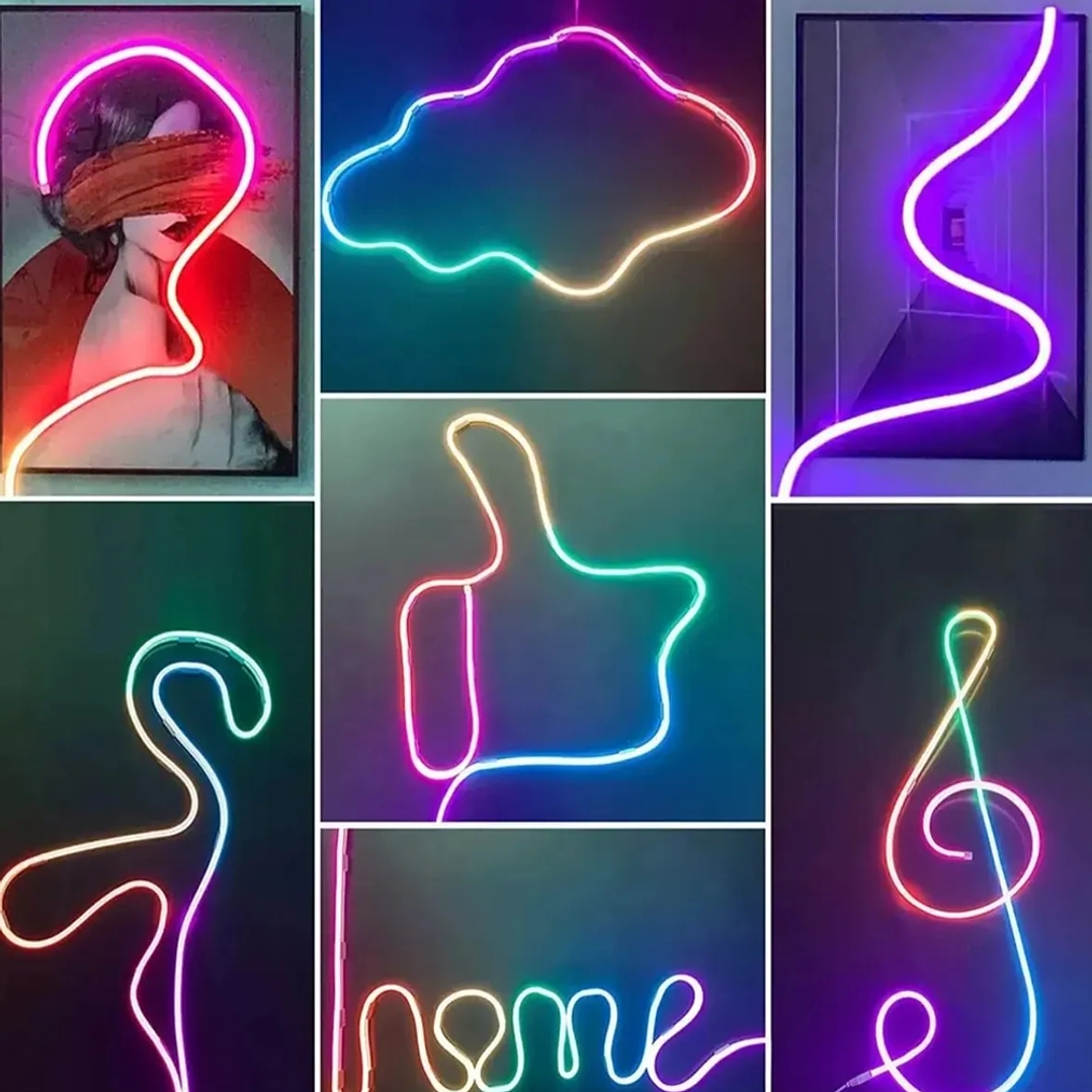 Tira Led Neon RGB 5 Metros Bluetooth App Mcasa IP67 4