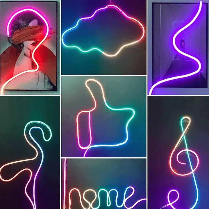 Tira Led Neon RGB 5 Metros Bluetooth App Mcasa IP67 4