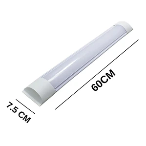 Tubo LED Regleta Plana 28W 60cm Luz Fría 6500K mcasa