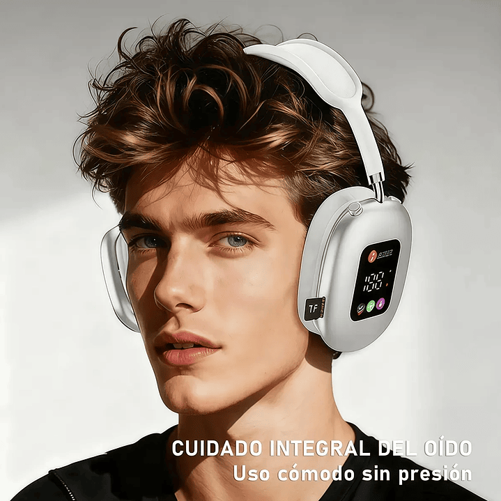 Audífonos mcasa MAX Bluetooth Inalámbricos Over-Ear Cancelación de Ruido  8