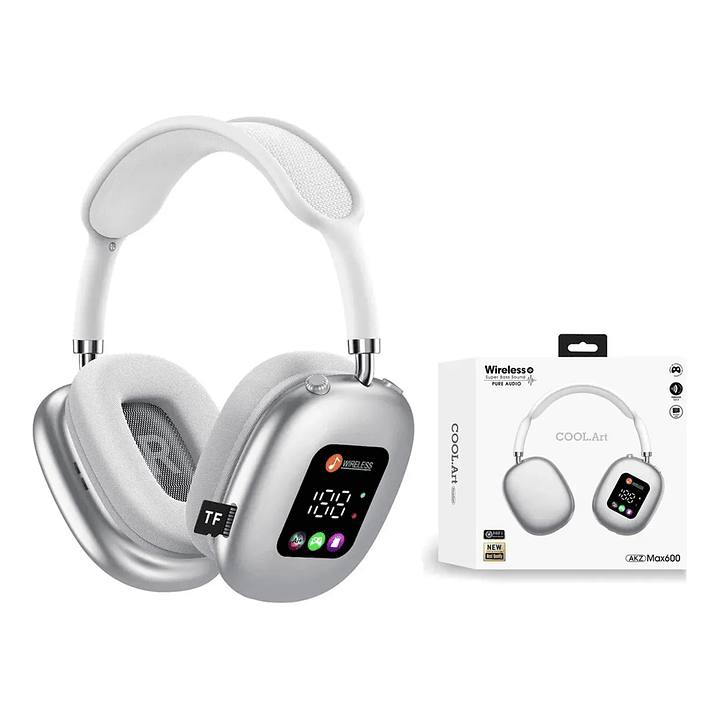 Audífonos mcasa MAX Bluetooth Inalámbricos Over-Ear Cancelación de Ruido  5