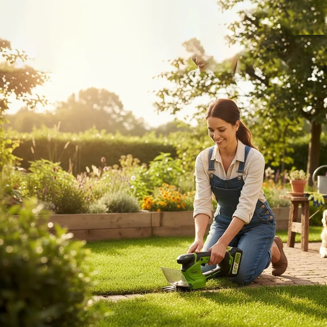 Corta Césped Recortadora De Setos Inalámbrica 2 En 1 Mcasa 5