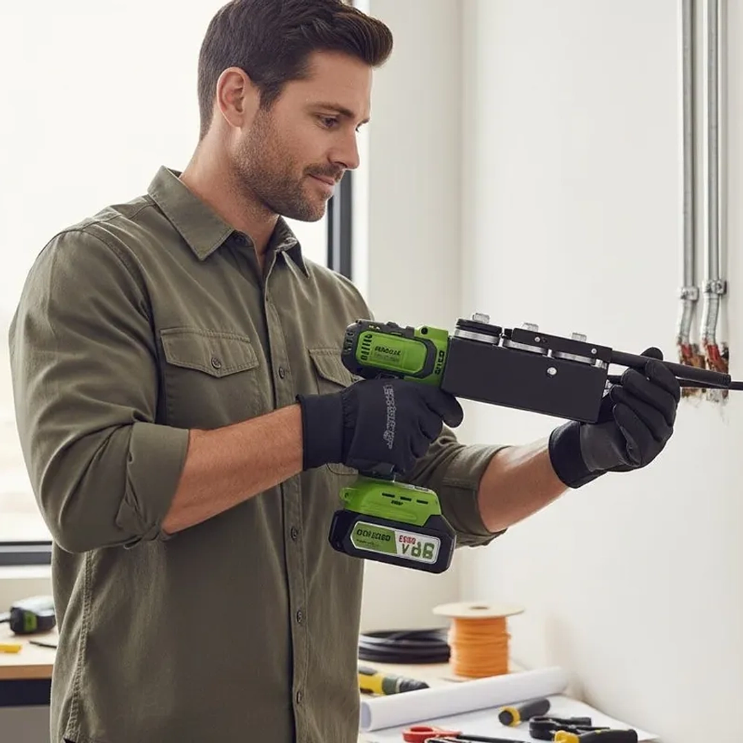 Máquina Eléctrica Automática para Enhebrar Cables M Casa 4