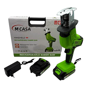 Sierra Sable Recíproca Inalámbrica 48V Mcasa con 2 Baterías y Maletín