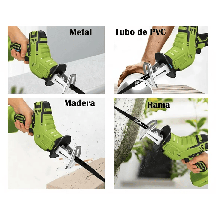 Sierra Sable Recíproca Inalámbrica 48V Mcasa con 2 Baterías y Maletín 4