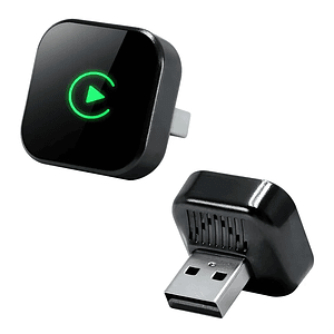 Adaptador USB Bluetooth CarPlay y Android Auto Inalámbrico para Autos y Camionetas