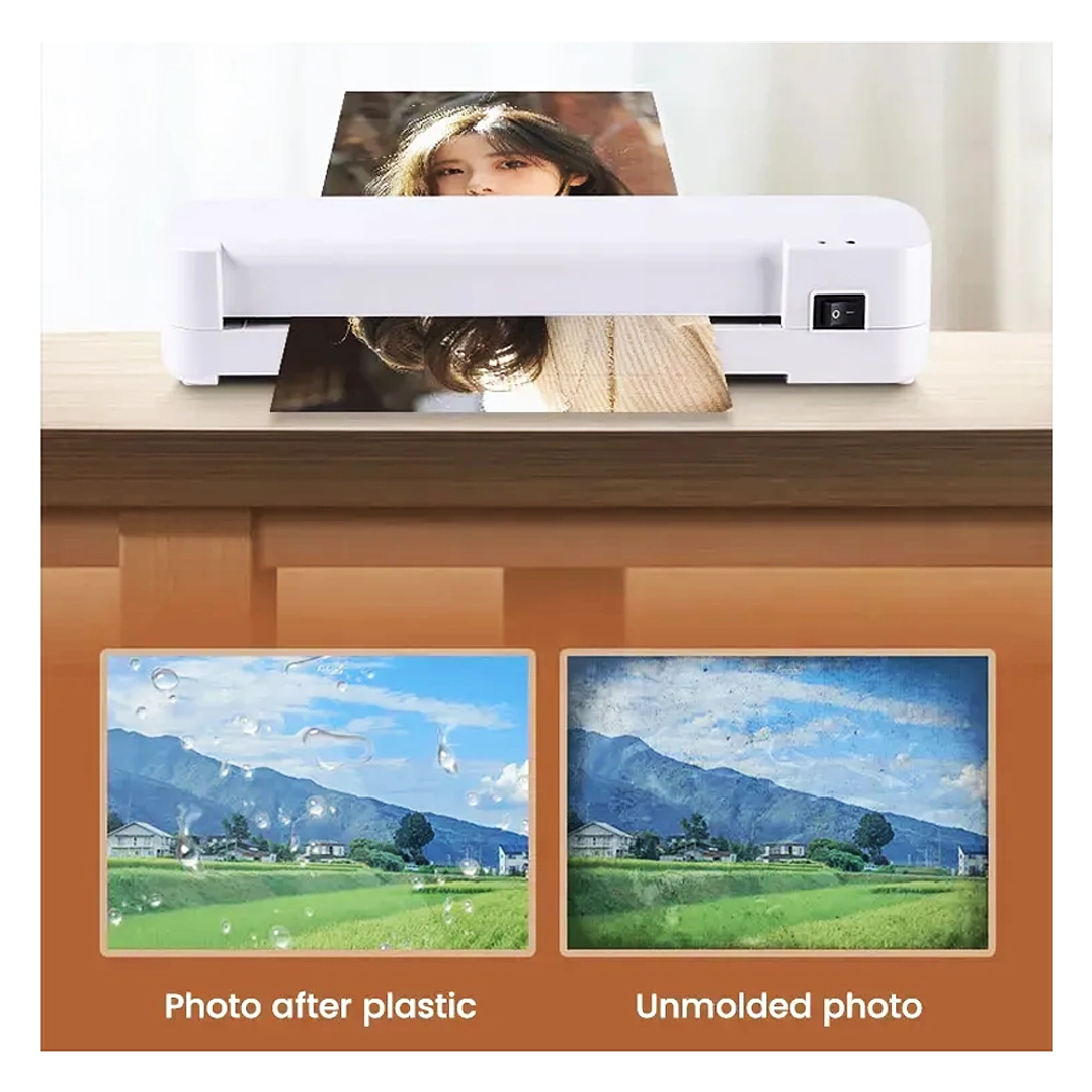 Termolaminadora Plastificadora Térmica A4 220V 200W para Documentos y Fotos 5