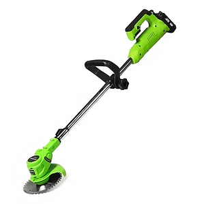 Cortadora de Césped Inalámbrica Brushless 48V con 2 Baterías Verde Lima
