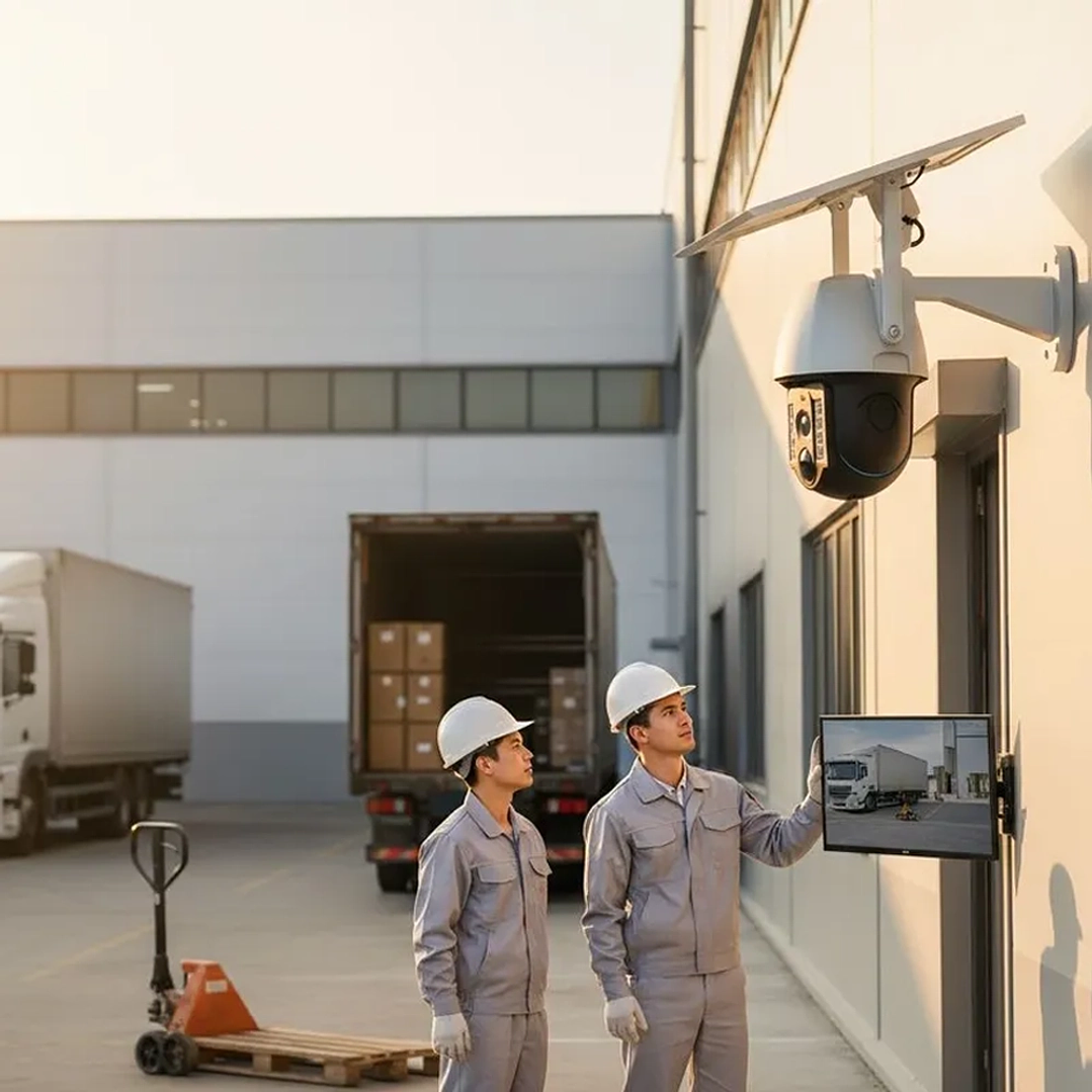 Cámara de Seguridad Inteligente Solar PTZ V380 3MP Wi-Fi con Visión Nocturna y Audio Bidireccional 2