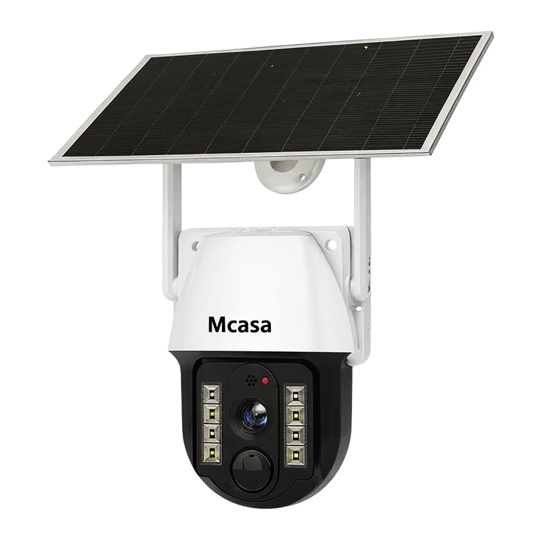 Cámara de Seguridad Inteligente Solar PTZ V380 3MP Wi-Fi con Visión Nocturna y Audio Bidireccional 1